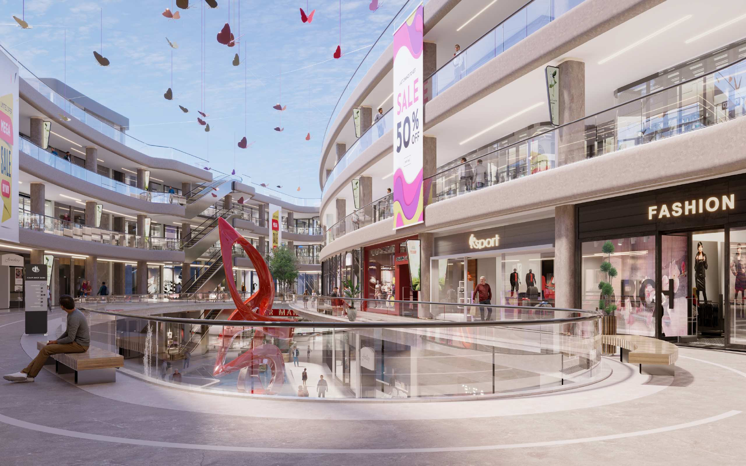 tuvalu mall أول مول تجاري إداري طبي في الحي الساحلي بدمياط الجديدة