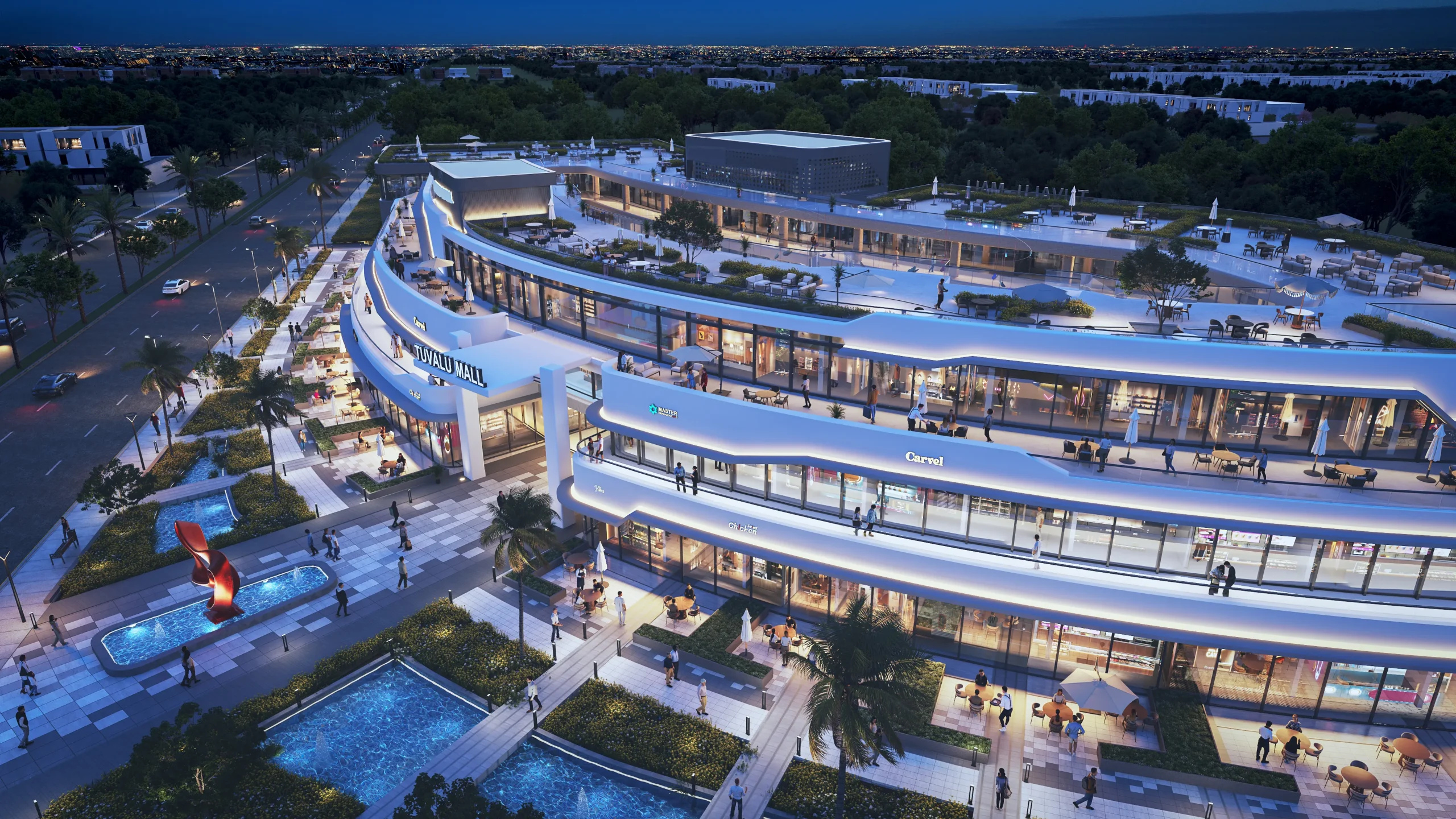 Tuvalu Mall by Mahawer Developments in New Damietta