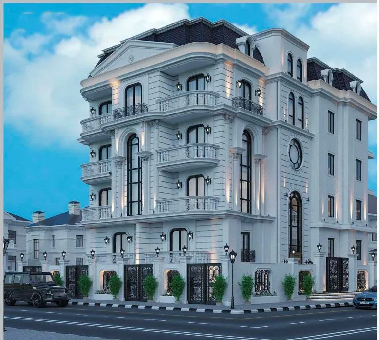 7A - Siag residence 6 التصميم المعماري لواجهة مشروع 69 BB في دمياط الجديدة